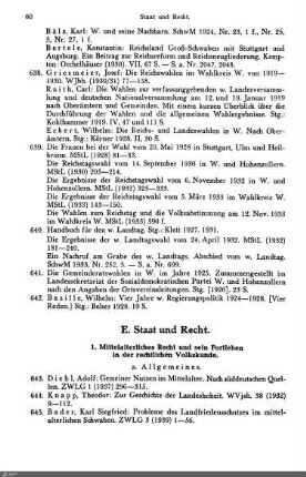 1. Mittelalterliches Recht und sein Fortleben in der rechtlichen Volkskunde