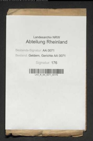 Leichenrede auf Arnold Wolfgang Grafen von Huyn-Geleen, Herrn zu Wachtendonk