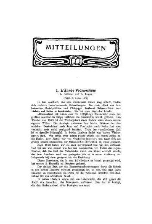 L'Année Pédagogique