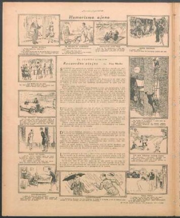 Recuerdos viejos : El cuento cómico