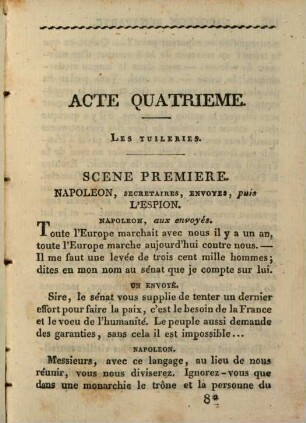 Napoléon Bonaparte, ou trente ans de l'histoire de france : drame en six actes, 2