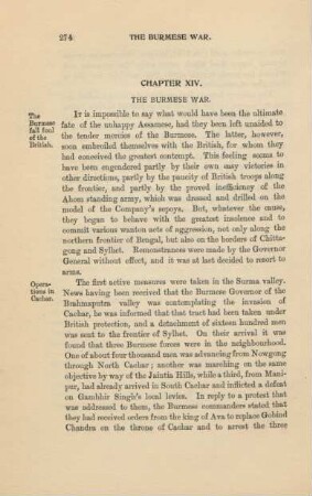 Chapter XIV. The burmese war