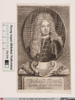 Bildnis Sir Richard Temple, 1714 Baron u. 1718 Viscount Cobham
