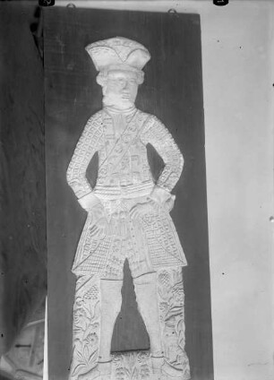 Abguß aus einer Pfefferkuchenform (Soldat)