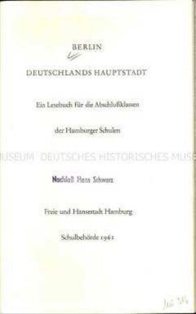 Lesebuch für die Abschlußklassen der Hamburger Schulen
