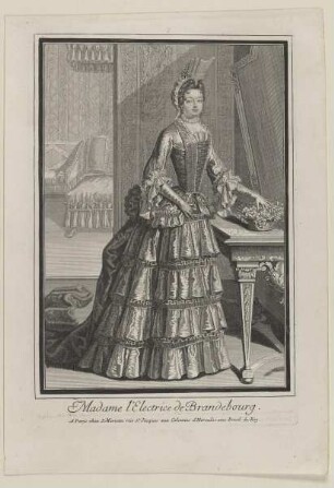 Bildnis der Madame l'Electrice de Brandebourg