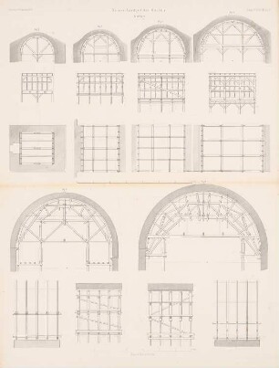 Neiße-Viadukt, Görlitz: Ansichten Bögen (aus: Atlas zur Zeitschrift für Bauwesen, hrsg. v. G. Erbkam, Jg. 5, 1855)