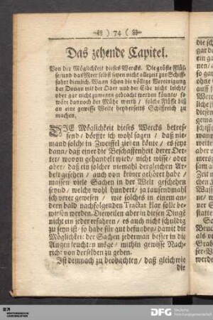 Das zehende Capitel.