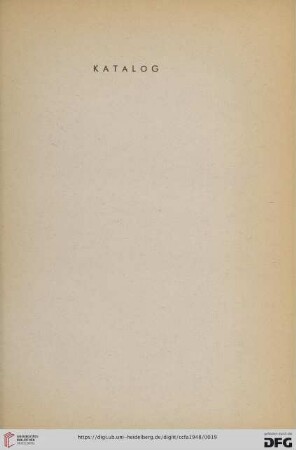 Katalog (Nr. 1-91)