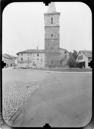 Arnstadt, Ried. Jakobsturm (1484). Ansicht von Süden