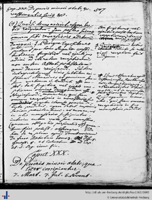 Caput XXX: De pueris minori aetate, qualiter corripiantur.