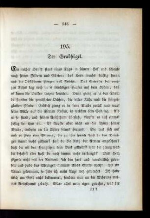 195. Der Grabhügel.