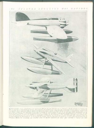 Los aviones ingleses mas rapidos