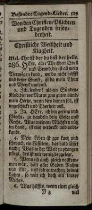 Von den Christen-Pflichten und Tugenden insodernheit