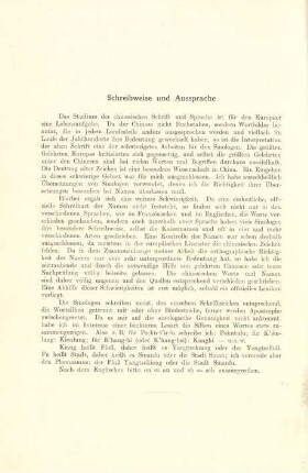 Schreibweise und Aussprache