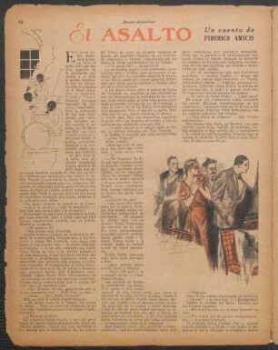 El asalto : Un cuento de Federico Amicis