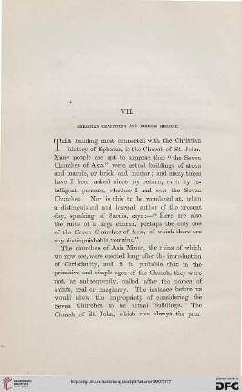 VII: Christian traditions and modern history