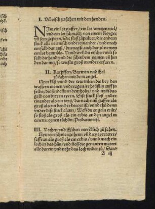 A3r-A7v, XXVII neuwer und bewärter Recept Fisch und Vögel zu fahen