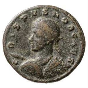 Münze, Follis, Aes 3, 320 n. Chr.