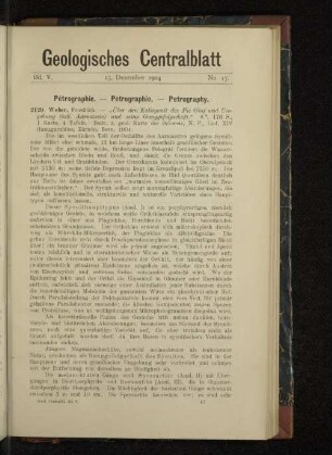15. Dezember 1904 No. 17.