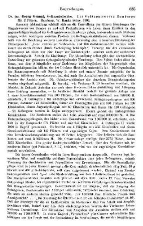 635-636, Georg Gennat, Das Gefängniswesen Hamburgs, 1906