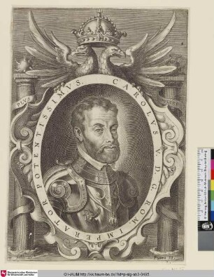 Carolus V. D. G. Rom. Imperator Potentissimus.