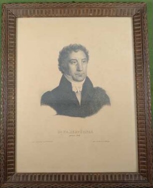 Lithografie / Porträt Friedrich Wilhelm Sertürner