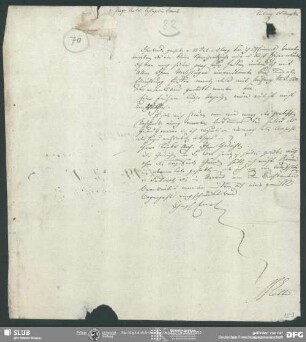 Eigenh. Brief von Johann Friedrich von Cotta an August Wilhelm von Schlegel, Tübingen, 15.08.1800