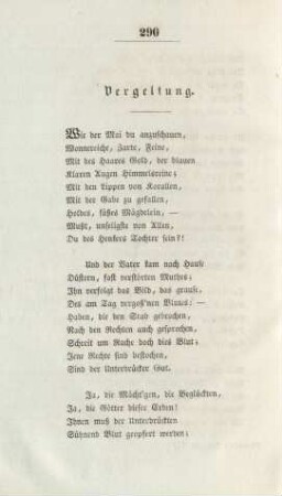 Vergeltung