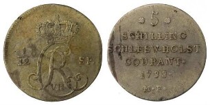 1/12 Speziestaler, Kgl. Linie: Christian VII (1766 - 1808)