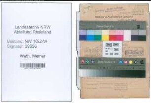 Entnazifizierung Werner Weth , geb. 20.05.1911 (Bahnbeamter)