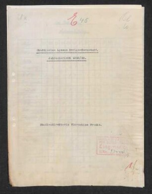 1928/29: Jahresbericht ... - 1928/29