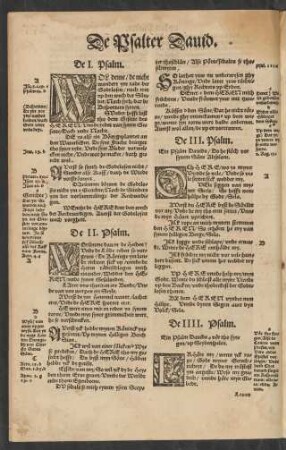 Der Psalter David.