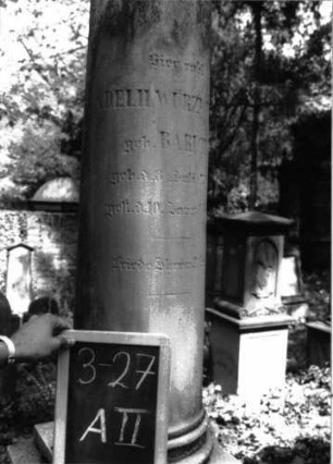Grabstein A II/3/27 (Detailaufnahme 3)