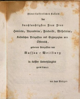 Aglaja : ein Taschenbuch für das Jahr ... 3. 1817
