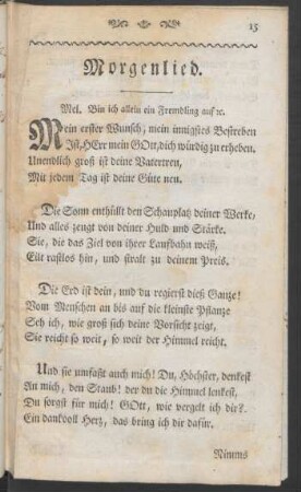 Morgenlied