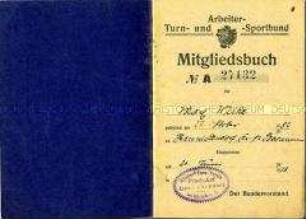 Mitgliedsausweis des Arbeiter-Turn- und Sportbundes