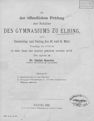 1: Sicilianische Untersuchungen