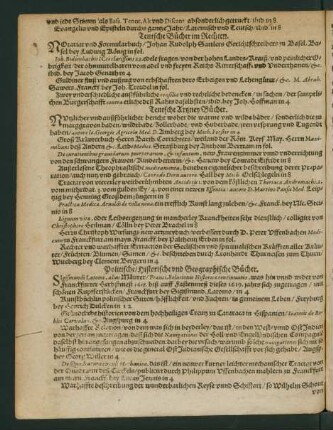 Politische/ Historische und Geographische Bücher.