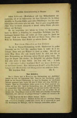 Aus Schlesien : [Christliche Lehrerversammlung in Bunzlau]