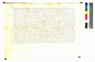 Veit Windemacher zu Rottweil, der wegen wohlverschuldeter Sachen von der Stadt Rottweil inhaftiert und auf Bitten seiner Gönner und Freunde wieder freigelassen wurde, schwört Urfehde.