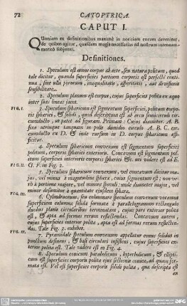 CAPUT I. Definitiones.