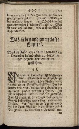 Das sieben und zwanzigste Capitel – Das acht und zwanzigste Capitel