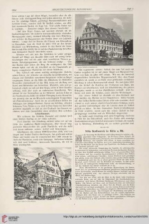 Villa Stollwerck in Köln a. Rh.