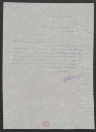 Brief an Ludwig Rottenberg : 07.07.1915