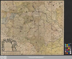 Circuli Saxoniæ Superior Pars Meridionalis In Qua Sunt Ducatus Saxoniæ Comitatus Mansfeldiæ et Voitlandæ Landgraviat Thuringiæ Marchionatus Missniæ Principatus Anhaltinus et Episcopatus Hallensis