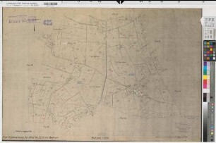 Herzfeld (Lippetal), Flurbereinigung Herzfeld-Düllo, Schätzungskarte Herzfeld Flur 11