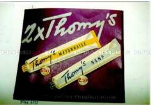 Banderole für Thomy's Mayonnaise und Senf