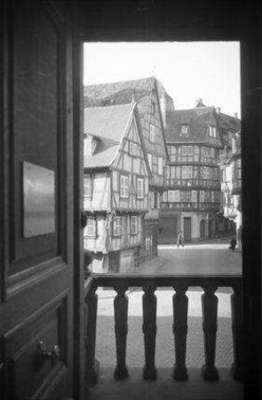 Colmar: Blick vom Balkon des Kaufhauses