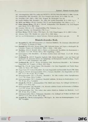 Römisch-deutsches Reich (Nr. 443-459)